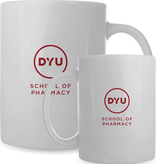D Youville Full Color Mug 15oz DYU Circle - School of Pharmacy