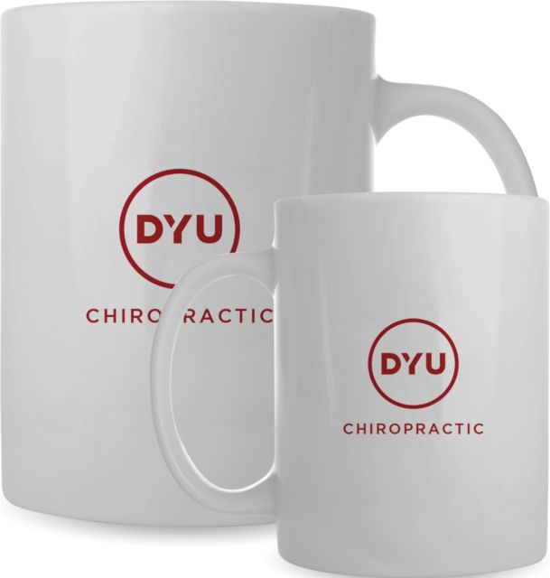 D Youville Full Color Mug 15oz DYU Circle - Chiropractic