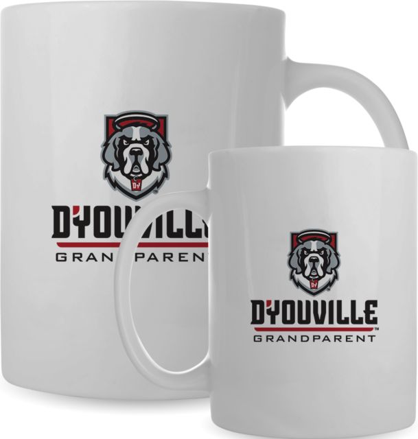 D Youville Full Color Mug 15oz D Youville Stacked w Mascot - Grandparent