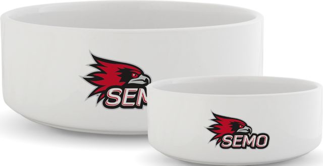 Southeast Missouri Bookstore Ceramic Dog Bowl SEMO Logo - ONLINE ONLY