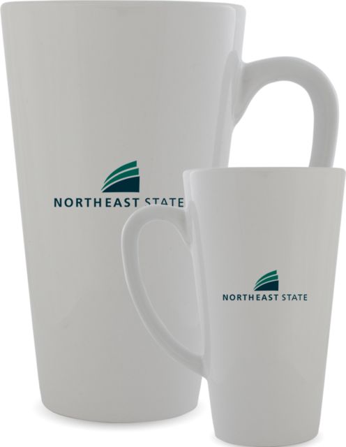 Northeast State Full Color Latte Mug 12oz Northeast State with Icon Stacked - ONLINE ONLY