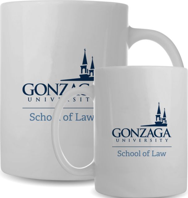 Gonzaga Full Color Mug 15oz School of Law - Gonzaga Stacked - ONLINE ONLY