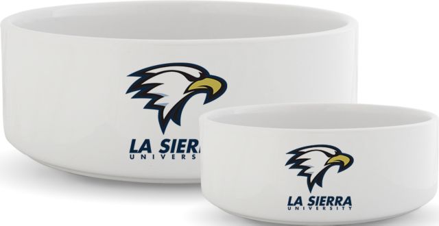 La Sierra Ceramic Dog Bowl Primary Mark - ONLINE ONLY