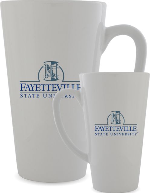 Fayetteville Full Color Latte Mug 17oz Fayetteville State University Logo - ONLINE ONLY