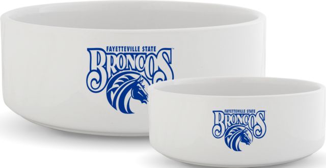 Fayetteville Ceramic Dog Bowl Official Logo - ONLINE ONLY