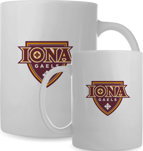 Iona Full Color Mug 15oz Athletic Mark - ONLINE ONLY