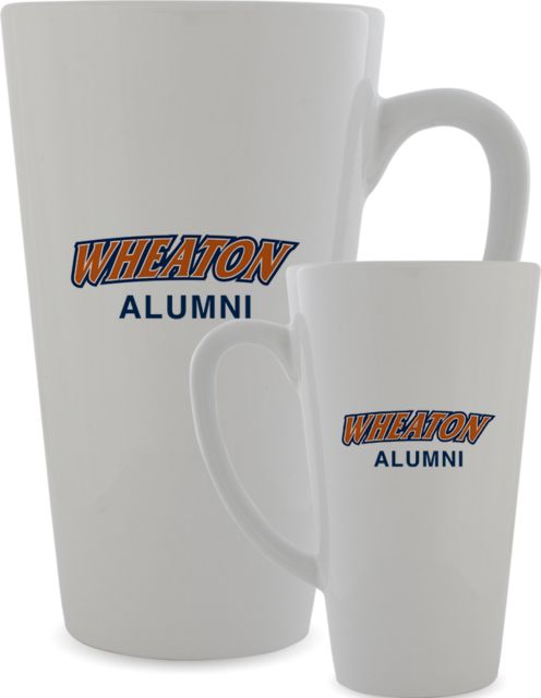 Wheaton College IL Full Color Latte Mug 17oz Alumni - ONLINE ONLY
