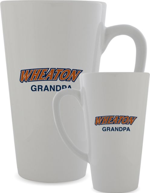 Wheaton College IL Full Color Latte Mug 17oz Grandpa - ONLINE ONLY