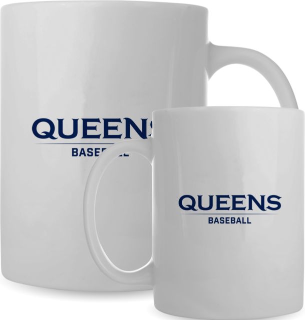 Queens U of Charlotte Full Color Mug 15oz Queens -  Baseball - ONLINE ONLY