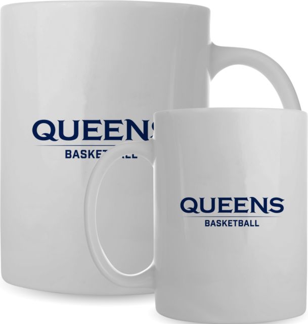 Queens U of Charlotte Full Color Mug 15oz Queens -  Basketball - ONLINE ONLY