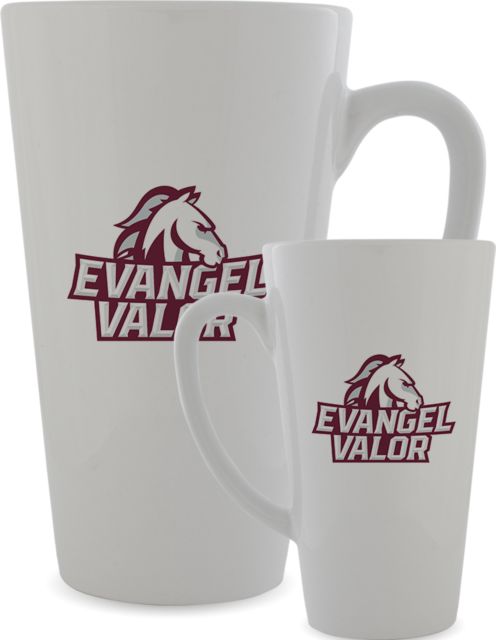Evangel Full Color Latte Mug 17oz Evangel Valor Horse Lockup - ONLINE ONLY
