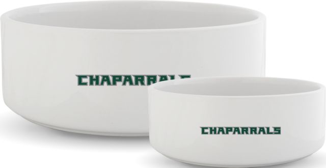 DuPage Ceramic Dog Bowl Chaparrals Flat - ONLINE ONLY