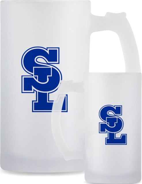 Salt Lake Community Full Color Decorative Frosted Glass Mug 16oz Primary Mark - ONLINE ONLY