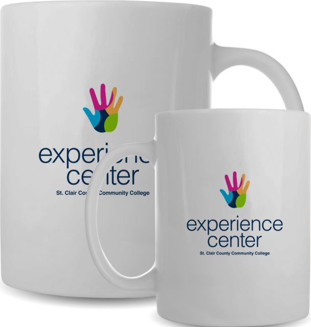 St. Clair  Full Color Mug 15oz St Clair CC Experience Center Stacked - ONLINE ONLY