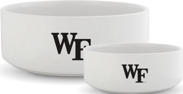 Wake Forest Ceramic Dog Bowl WF - ONLINE ONLY