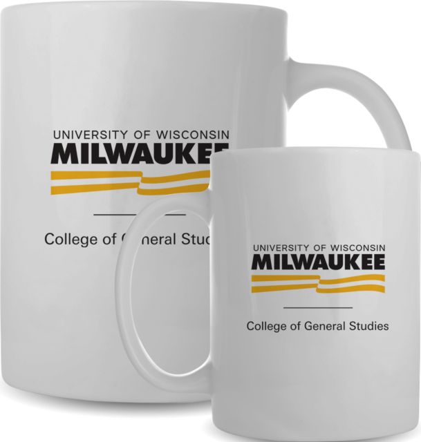 Wisconsin Milwaukee Full Color Mug 15oz UWM College of General Studies Condensed Mark - ONLINE ONLY