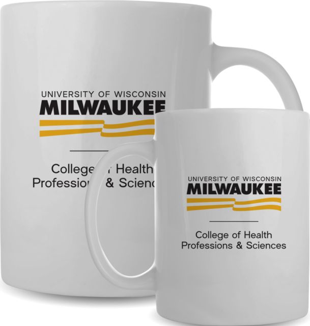 Wisconsin Milwaukee Full Color Mug 15oz UWM College of Health Professions and Sciences Condensed Mark - ONLINE ONLY