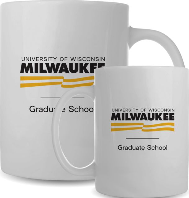 Wisconsin Milwaukee Full Color Mug 15oz UWM Graduate School Condensed Mark - ONLINE ONLY