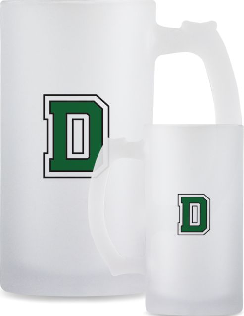 Dartmouth Full Color Decorative Frosted Glass Mug 16oz Primary Mark - ONLINE ONLY