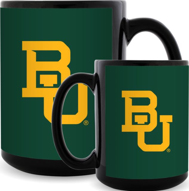 Baylor Full Color Mug 15oz Interlocking BU - ONLINE ONLY