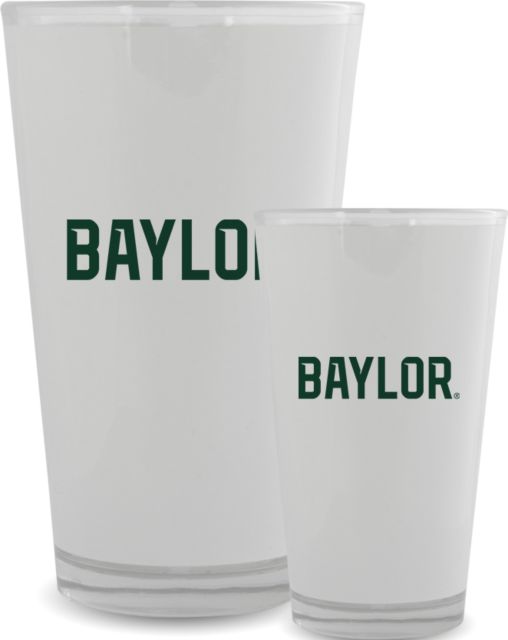 Baylor Full Color Glass 17oz Baylor Wordmark - ONLINE ONLY