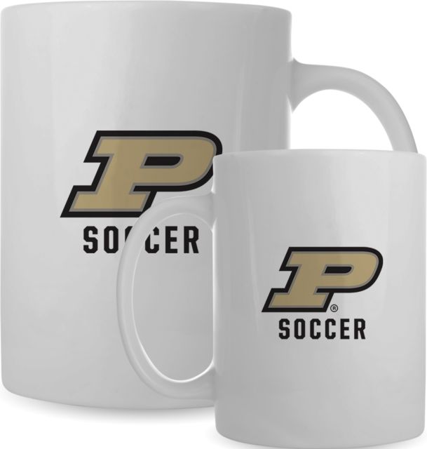 Purdue Full Color Mug 15oz Purdue P - Soccer