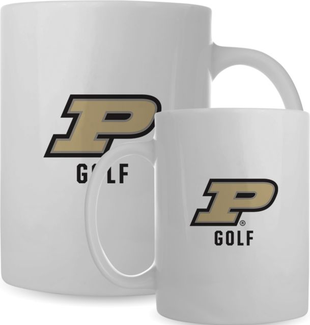Purdue Full Color Mug 15oz Purdue P - Golf
