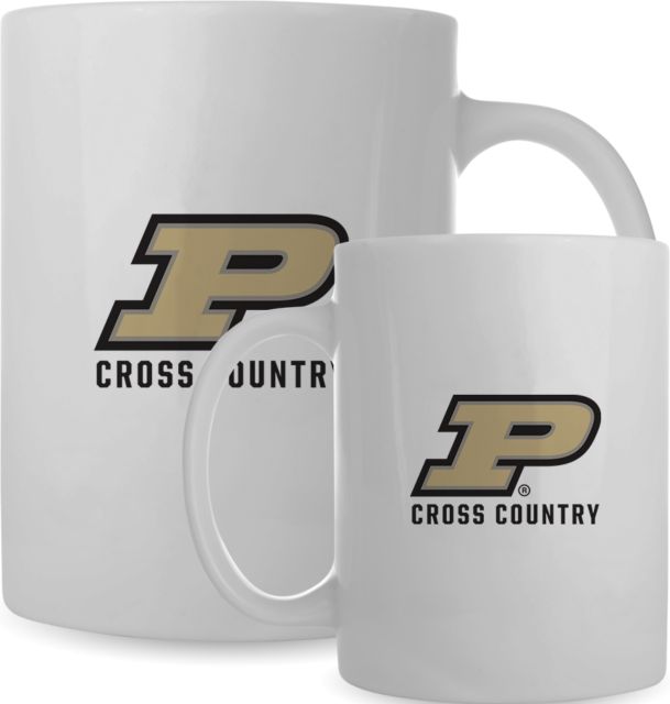 Purdue Full Color Mug 15oz Purdue P - Cross Country