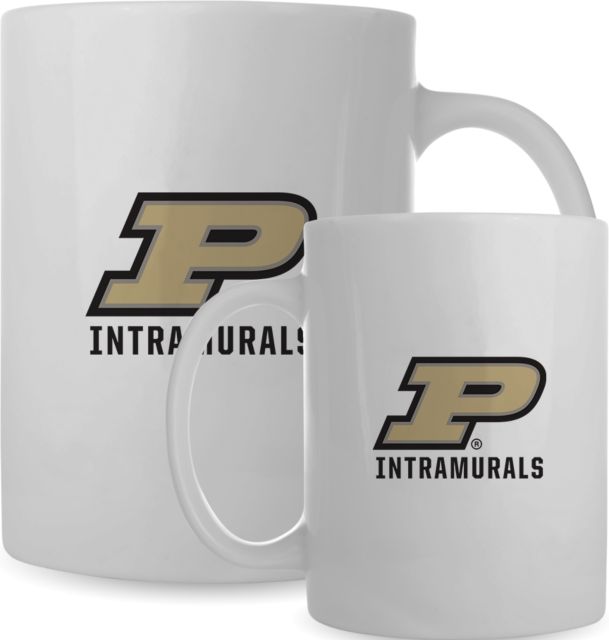 Purdue Full Color Mug 15oz Purdue P - Intramurals