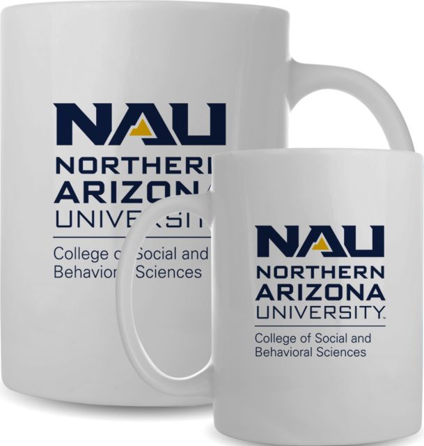 Northern Arizona Full Color Mug 15oz NAU College of Social and Behavioval Sciences - ONLINE ONLY