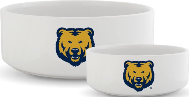 Northern Colorado Ceramic Dog Bowl UNC Bear Logo - ONLINE ONLY