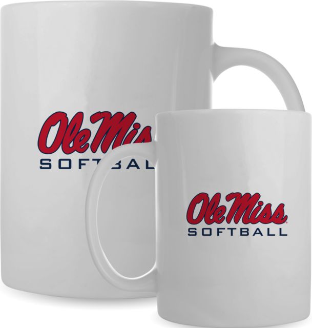 Ole Miss Full Color Mug 15oz Ole Miss Softball - ONLINE ONLY