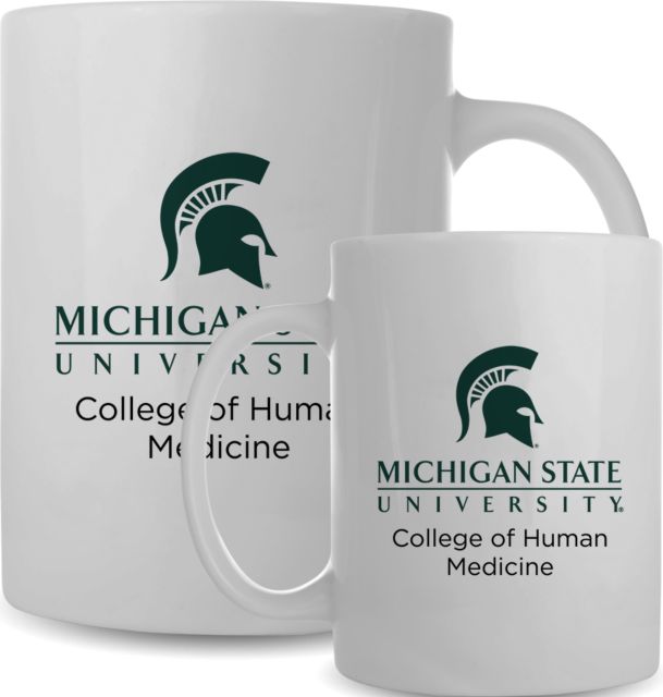 Michigan State Full Color Mug 15oz MSU College of Human Medicine - ONLINE ONLY