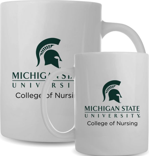 Michigan State Full Color Mug 15oz MSU College of Nursing - ONLINE ONLY