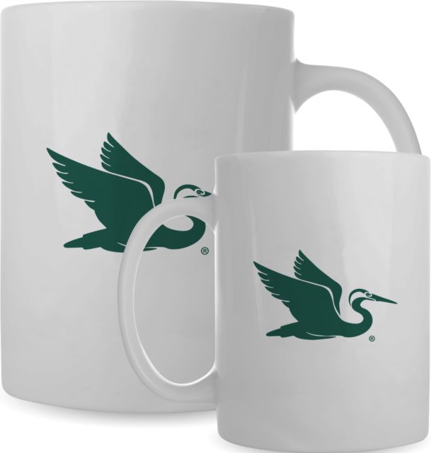 Everglades University Full Color Mug 15oz Everglades University EgretA Mascot Trademark - ONLINE ONLY