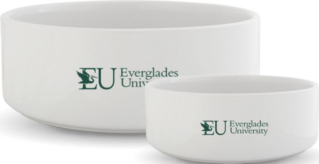 Everglades University® Ceramic Dog Bowl Everglades University Primary - ONLINE ONLY