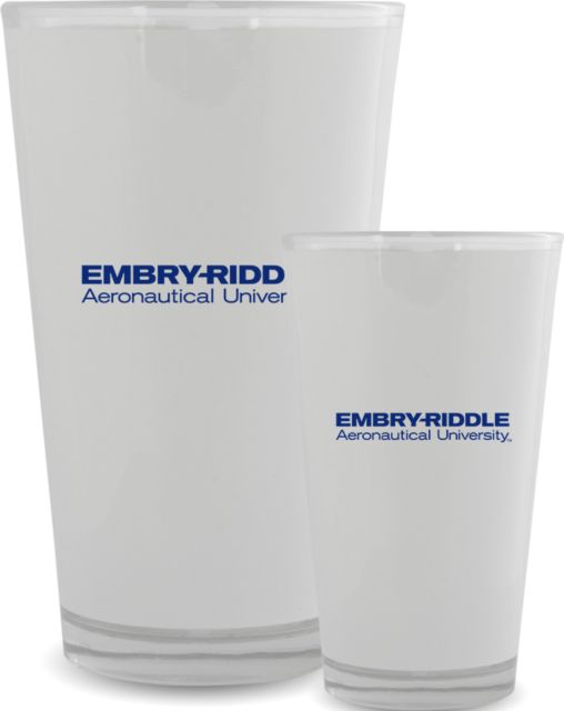 Embry Riddle Prescott Full Color Glass 17oz University Mark - ONLINE ONLY