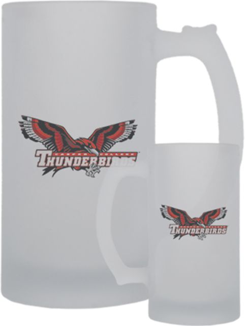 Casper Full Color Decorative Frosted Glass Mug 16oz Primary Mark - ONLINE ONLY