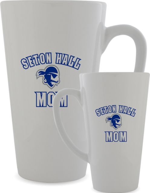 Seton Hall Full Color Latte Mug 17oz Mom - ONLINE ONLY