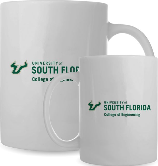 South Florida Full Color Mug 15oz College of Engineering Horizontal - ONLINE ONLY