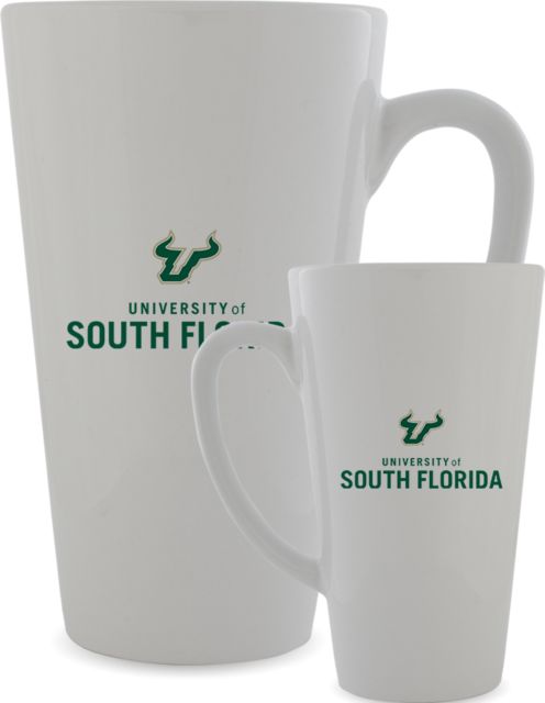 South Florida Full Color Glass 17oz Primary Mark Vertical