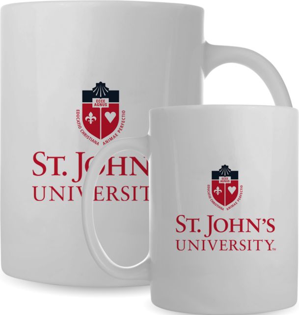 St. Johns Full Color Mug 15oz University Mark Stacked - ONLINE ONLY