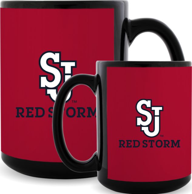 St. Johns Full Color Mug 15oz SJ Redstorm Stacked - ONLINE ONLY