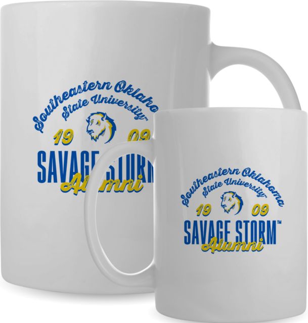 Southeastern Oklahoma State Full Color Mug 15oz Savage Storm Alumni - ONLINE ONLY