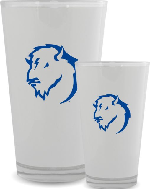 Southeastern Oklahoma State Full Color Glass 17oz Bolt Mascot - ONLINE ONLY