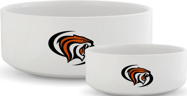 Pacific Tigers Ceramic Dog Bowl Pacific Powercat Primary Mark - ONLINE ONLY