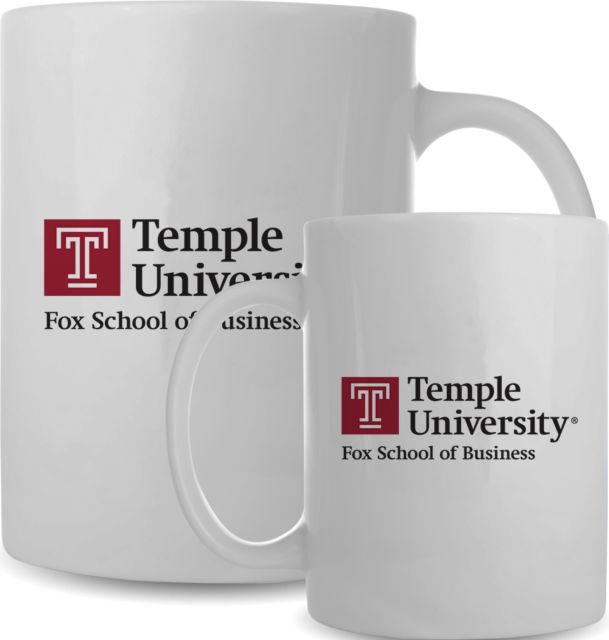 Temple Full Color Mug 15oz Fox School of Business - Temple University - ONLINE ONLY