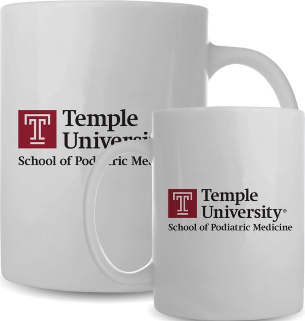 Temple Full Color Mug 15oz School of Podiatric Medicine - Temple University - ONLINE ONLY