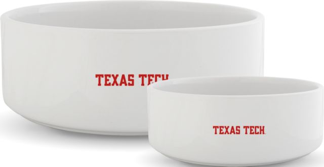Texas Tech Ceramic Dog Bowl Texas Tech Flat - ONLINE ONLY