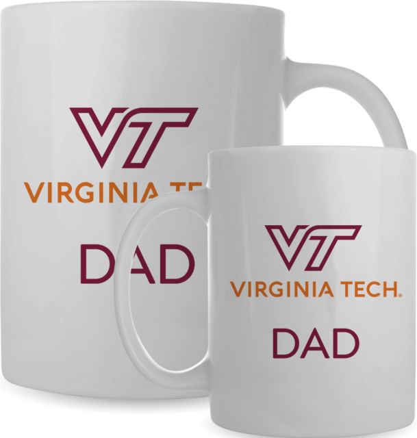 Virginia Tech Dad Full Color Mug 15oz Dad - ONLINE ONLY